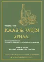 Kaas en wijn avond 6 juni 2025 AFHAAL